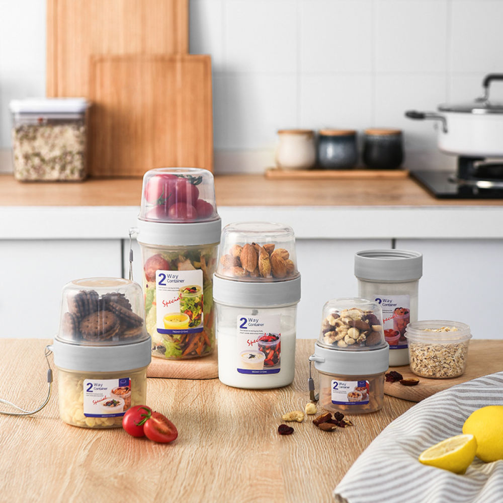 Portable Double Layer Food Pre - Baby Food Jars With Lids ulasan dan harga
