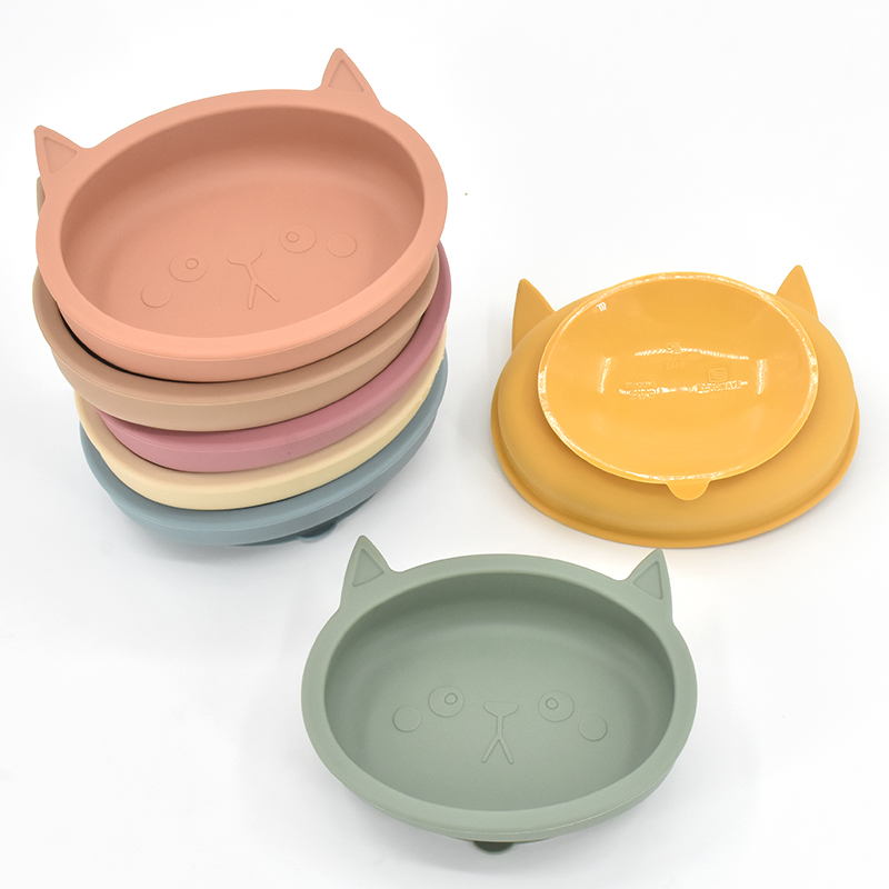 Baby Silicone Feeding Plate Si - Baby Food Jars With Lids ulasan dan harga
