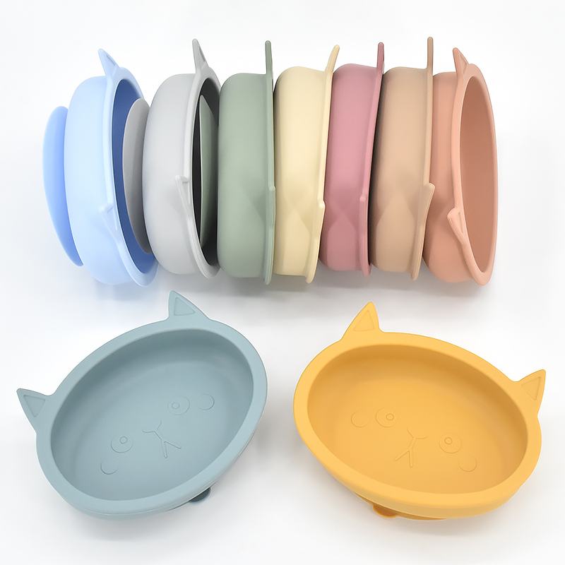 Baby Silicone Feeding Plate Si - Baby Food Jars With Lids ulasan dan harga