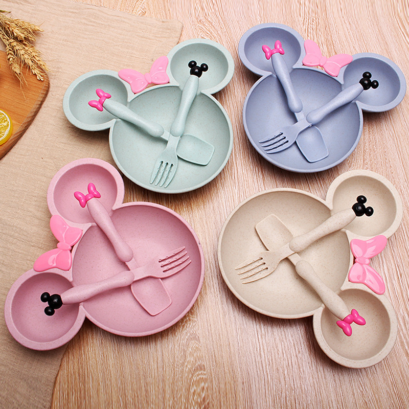 Wheat Straw Minnie Mouse Kids  - Baby Food Menu ulasan dan harga