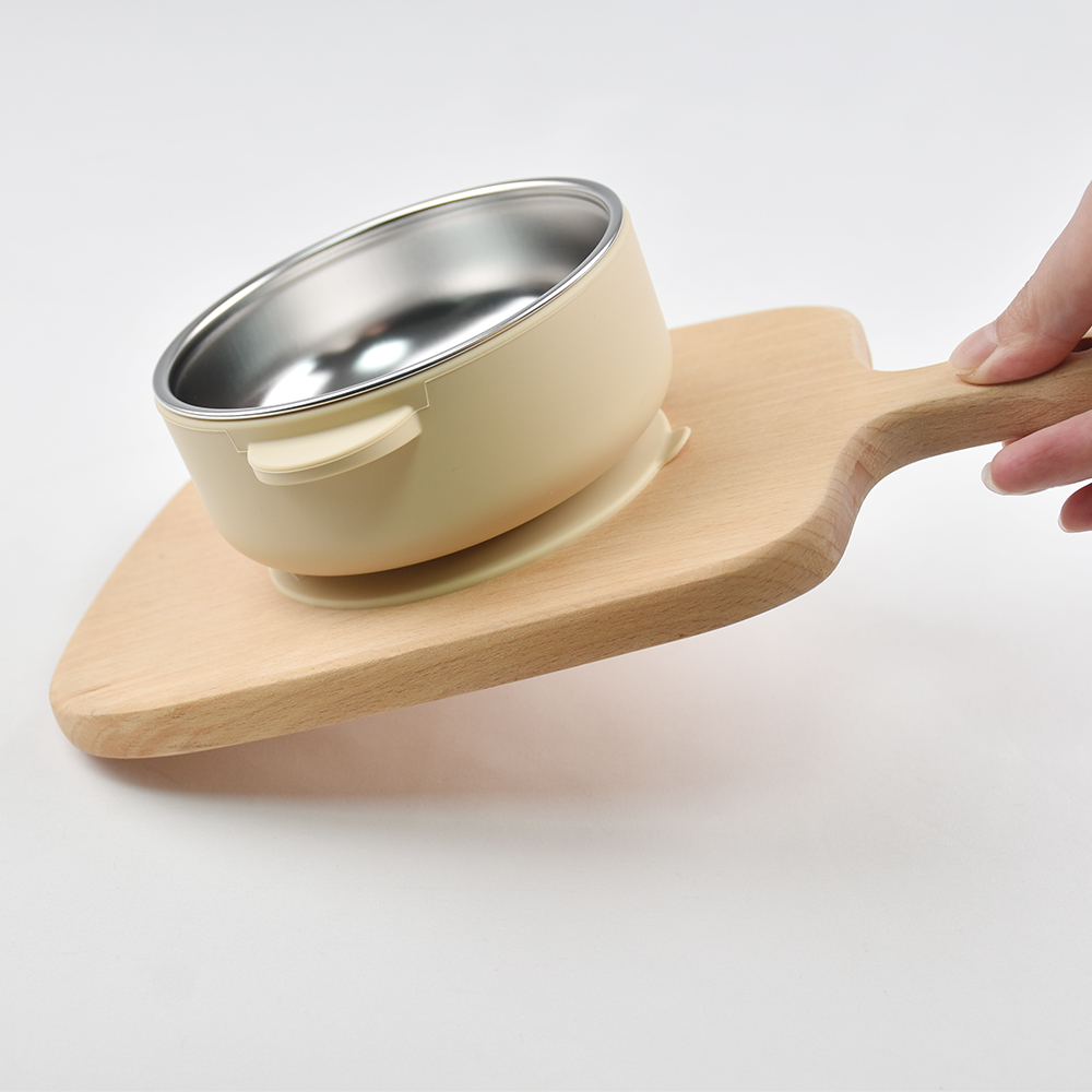300ml Baby Training Bowl with  - Baby Food Jars With Lids ulasan dan harga