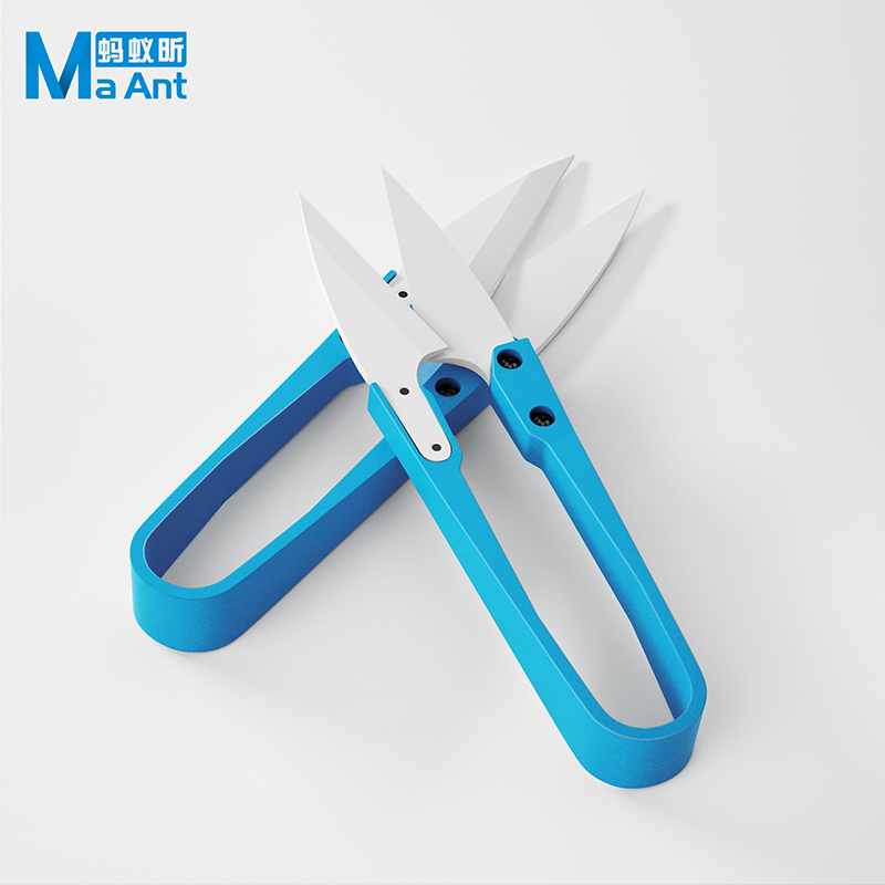 MaAnt Insulated Blue Ceramic U - Baby Food Scissors ulasan dan harga