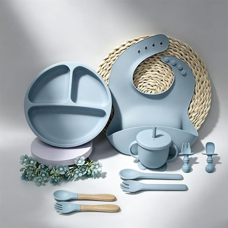 9pcs Silicone Baby Feeding Set - Baby Food Menu ulasan dan harga